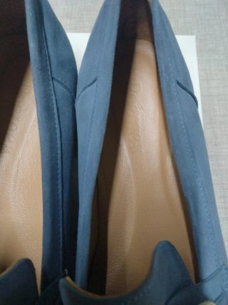 Mocassini Poeme donna blu oro tg 40