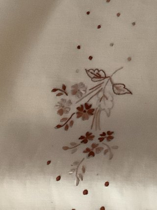 Lenzuola vintage ricamate a mano