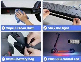 Tiras LED para Patinete Eléctrico