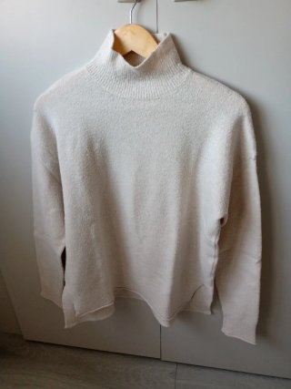 Jersey Sfera cuello alto beige talla M