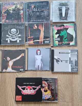 Lote 10 CDs Rock y Metal