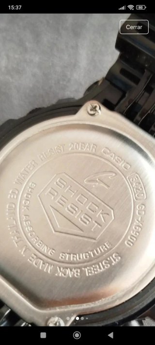 Reloj GShock 6900 Negativo Japan NUEVO