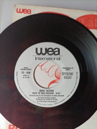 Single Rose Tattoo Rock'n'Roll Outlaw Promo