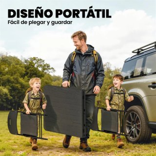 Conjunto Mesa y Sillas Camping Plegables