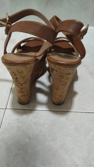 Sandalias Atmosphere Cuña Marrón Talla 38