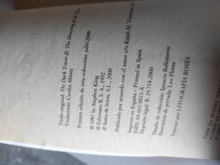 La torre oscura II:Invocación, Stephen King