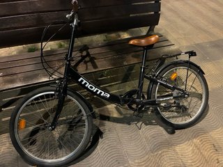 Bicicleta rueda 24 Plegable Moma