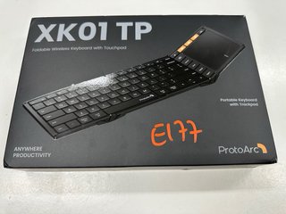 Teclado Bluetooth Plegable ProtoArc con Touchpad