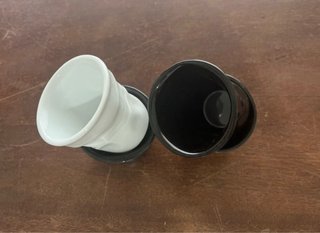 Set 4 Bicchierini Porcellana Stropicciati Bialetti
