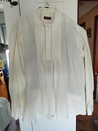 Camisa fallero blanco roto, TALLA 38
