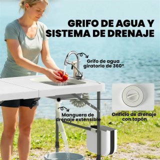 Mesa Plegable Limpieza Pescado