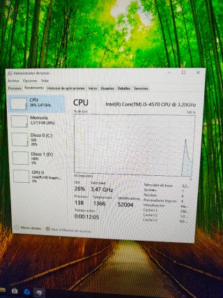 PC HP i5 8gb SSD