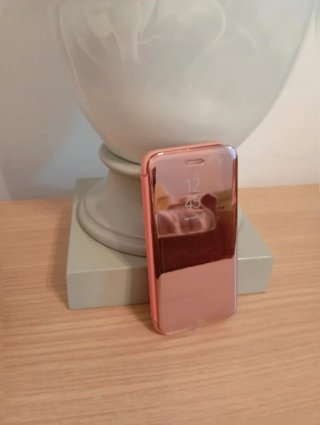 Custodia a specchio intelligente per iPhone 7/8/SE in oro rosa