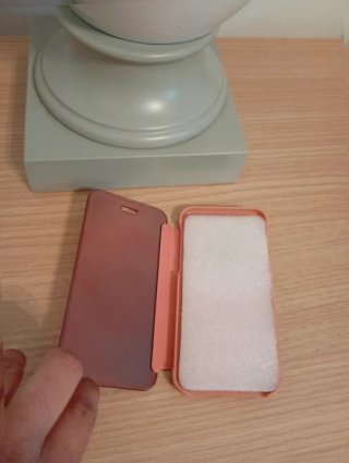 Custodia a specchio intelligente per iPhone 7/8/SE in oro rosa
