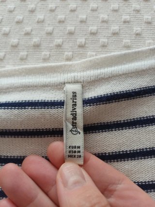 Kimono Stradivarius Rayas Marineras Talla Única