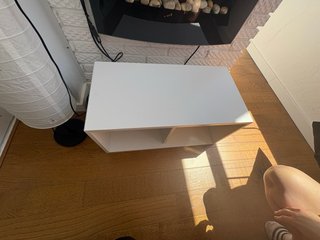 Mueble bajo blanco estilo Ikea