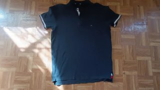 Polo Tommy Hilfiger Negro Talla M