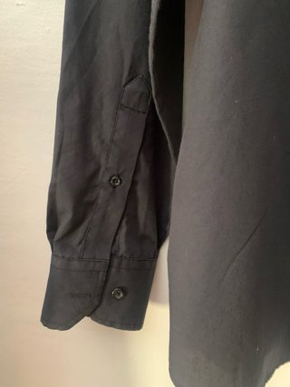 Camisa Negra Kiabi Talla 37/38 M