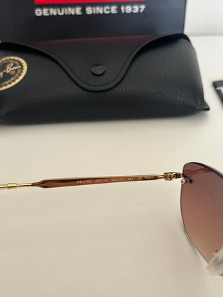 Ray Ban RB3768 Occhiali da Sole Oro/Marrone