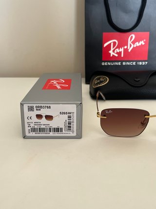 Ray Ban RB3768 Occhiali da Sole Oro/Marrone