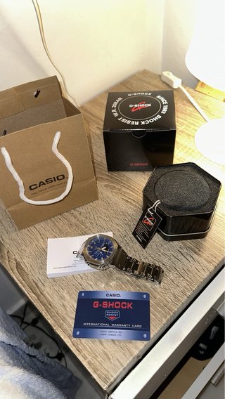 Reloj Casio Azul y Plateado