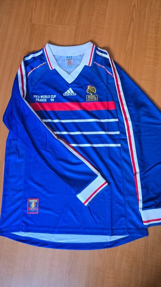 Camisola França Manga Longa - Final 1998
