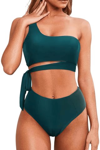Bikini verde push-up