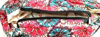 Borsa a spalla floreale vivace
