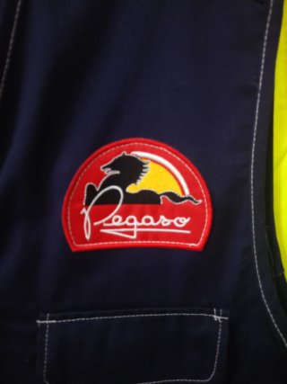 Chaleco Pegaso Azul y Amarillo
