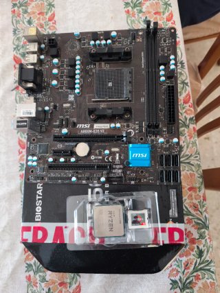 Placa Base MSI A88XM-E35 V2 y CPU AMD Ryzen