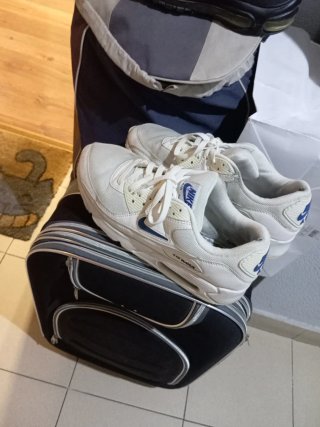 Zapatillas Nike Air Max Blancas y Azules