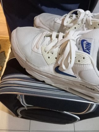 Zapatillas Nike Air Max Blancas y Azules
