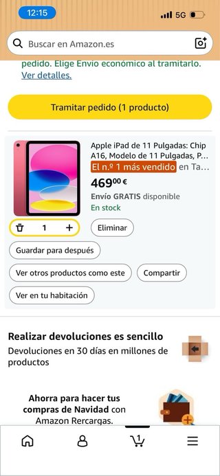 iPad 11 256GB Rosa Chip A16