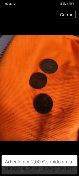 3 Monedas 5 Céntimos 1870
