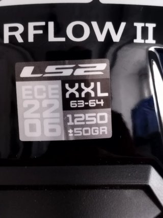 Casco Moto LS2 Jet Airflow II Nardo Grey XXL