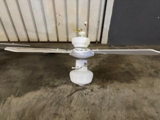 Lámparas Ventilador de Techo Blanca