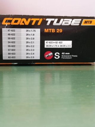 Camera d'aria Continental MTB 29