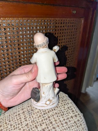 Figura de porcelana veterinario