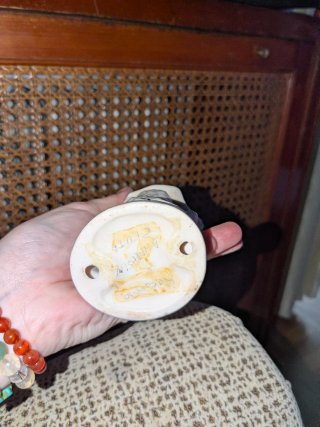 Figura de porcelana veterinario