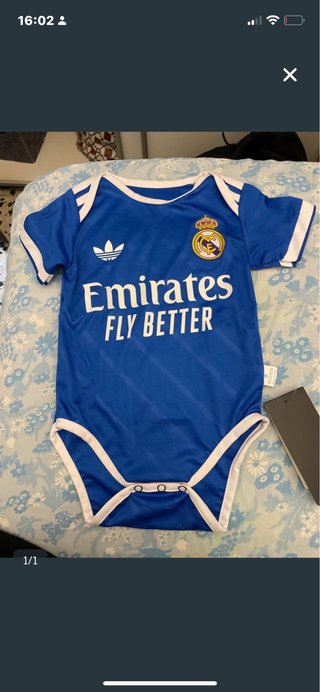 Body bebé Real Madrid Adidas