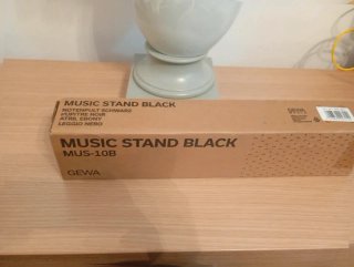 Atril de música GEWA MUS-10B Negro