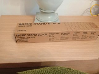 Atril de música GEWA MUS-10B Negro