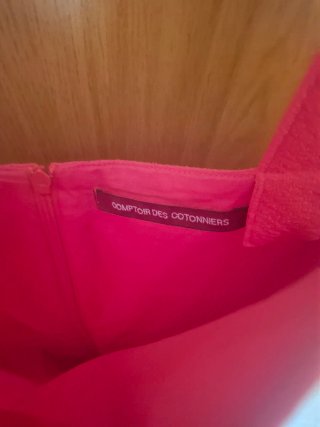 Vestido de fiesta coral