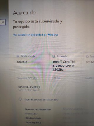 Portátil Toshiba 8 Gb Intel i5 512 Gb SSD