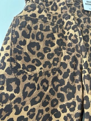 Pantalones cortos leopardo mujer