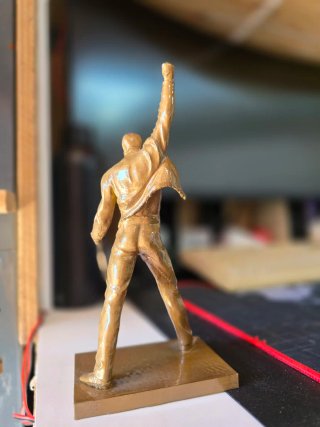Figura Freddie Mercury 3D