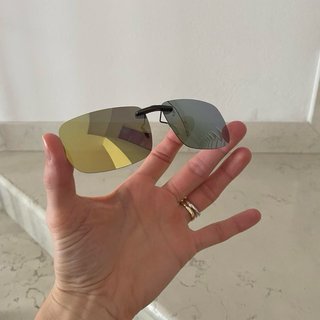 Clip lenti protezione solare oro/verde