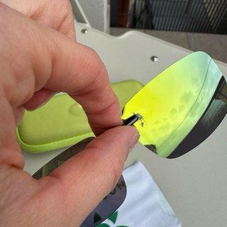 Clip lenti protezione solare oro/verde