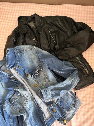 Pack 2 Chaquetas: Negra y Vaquera