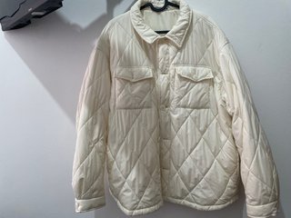 Chaqueta acolchada Zara Beige